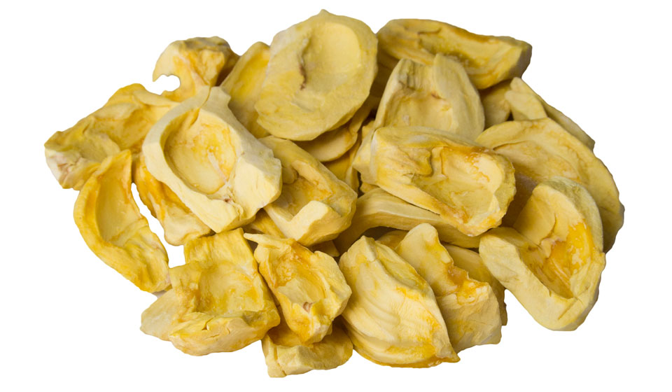 Freeze-dried jackfruit